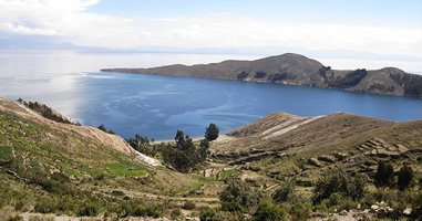 Insel auf dem Titicaca