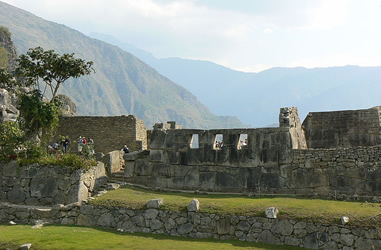 Tempel 3 Fenster Machu Picchu