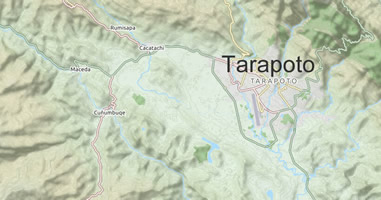 Karte Anreise Tarapoto