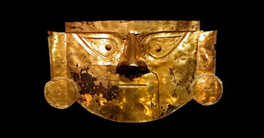 Lambayeque Gold Maske