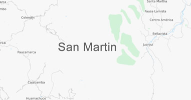 Karte Anreise San Martin