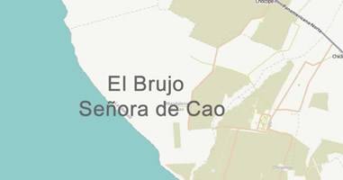 Karte Anreise El Brujo und La Dama de Cao Peru