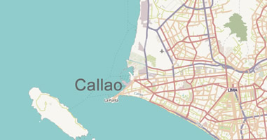 Karte Anreise Callao