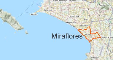 Miraflores Karte