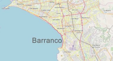 Barranco Lima Karte Anreise