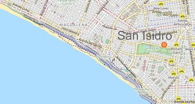 San Isidro Karte