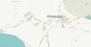 Karte Anreise Arequipa Peru