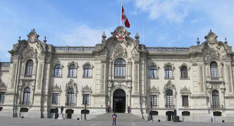 Palacio de Gobierno del Peru Regierungspalast Lima