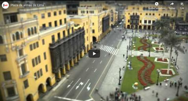 Videos Plaza de Armas in Lima Peru