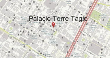 Karte Anreise Palacio Torre Tagle