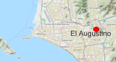 El Agustino Lima Peru Karte