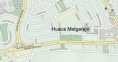 Karte Anreise Huaca Melgarejo