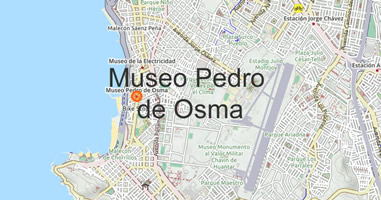 Karte Museo Pedro de Osma
