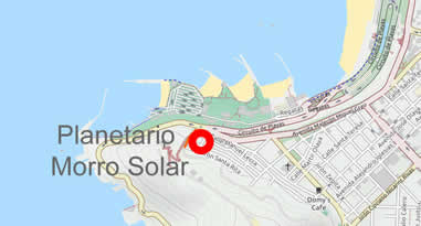 Karte Anreise Planetario Morro Solar