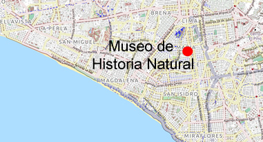 Museo de Historia Natural Karte