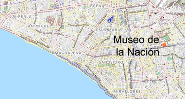 Museo de la Nacion Karte