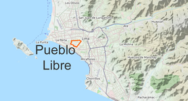 Pueblo Libre Karte