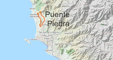 Karte Puente Piedra 
