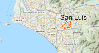 San Luis Karte
