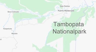 Nationalpark Tambopata Karte