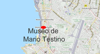 Karte Anreise Museum de Mario Testino