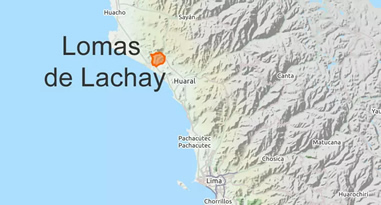 Loas de Lachay Peru Karte
