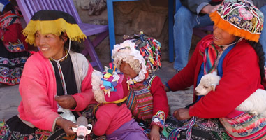 Ollantaytambo Peru Bewohner