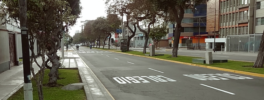 Leere Strassen in Lima