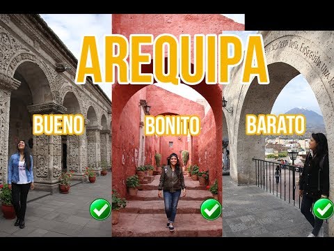 AREQUIPA: LAS FIJAS CON POCO PRESUPUESTO ✈️🧳💰