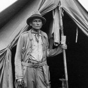 Hiram Bingham am Basislager Machu Picchu