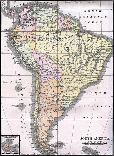 Südamerika, als Bingham es bereiste
