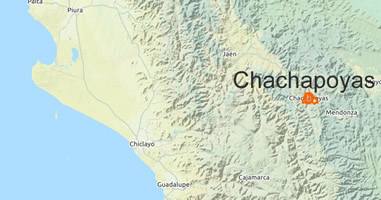 Karte Anreise Chachapoyas Peru