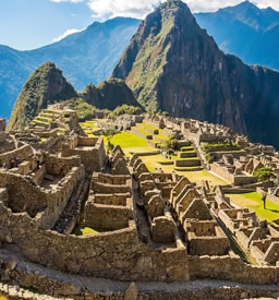 Machu Picchu die Ruinenstadt