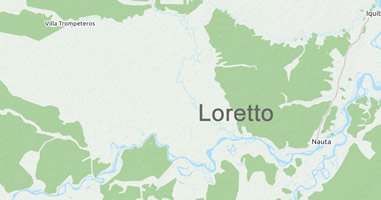 Karte Loreto Peru