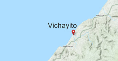 Karte Anreise Vichayito