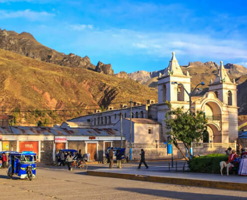 Chivay – der Eingang in den Colca Canyon Chivay – der Eingang in den Colca Canyon