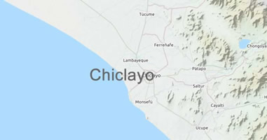 Karte Anreise Chiclayo Peru