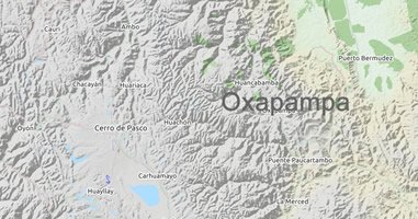 Karte Anreise Oxapampa Peru