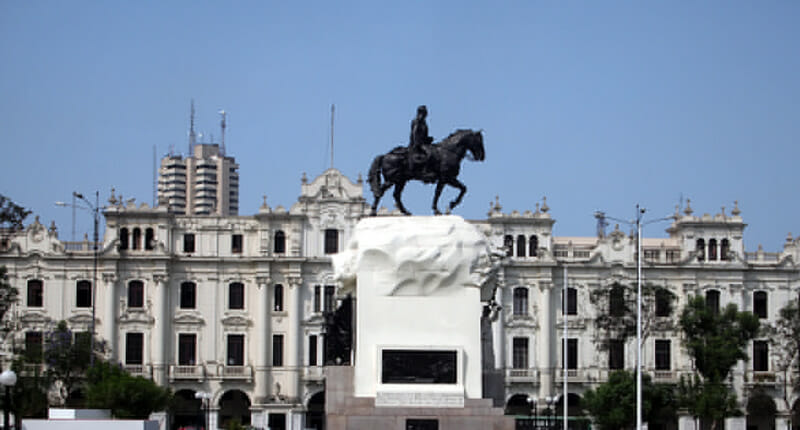 Plaza de San Martin Lima Peru