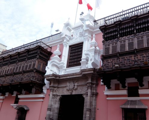 Der Palacio Torre Tagle: einer der repräsentativsten Bauten Limas