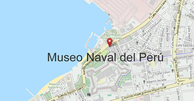 Karte Museo Naval del Perú