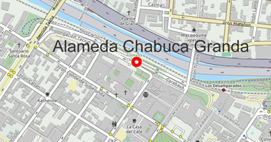 Karte Alameda Chabuca Granda