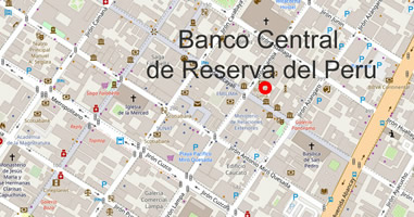 Karte Banco Central de Reserva del Perú