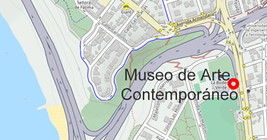 Karte Museo de Arte Contemporáneo in Barranco