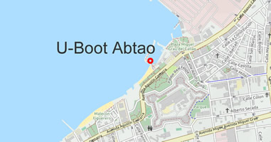 Karte U-Boot Museum Abtao