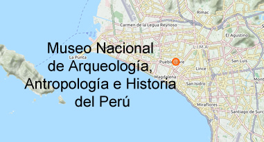 Museo Nacional de Arqueología Antropología e Historia del Perú Karte
