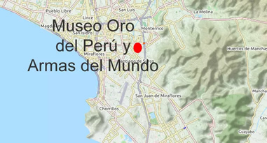 Museo Oro del Perú y Armas del Mundo Karte