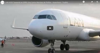 Video Flughafen Trujillo Peru