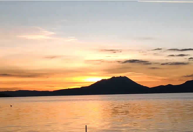 Atardecer en el parque nacional, captura de pantalla del Ministerio del Ambiente, Video 1.