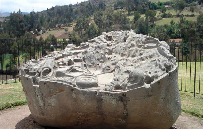 Piedra de Saywite en el departamento de Apurímac